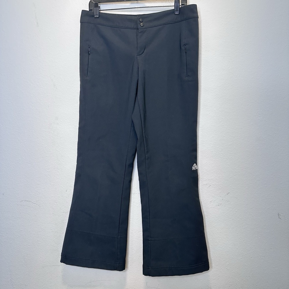 Nike ACG All Conditions Gear Softshell Pants Black Womens Medium Bootcut Utility